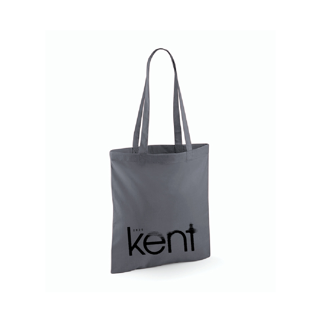 Totebag graphite: Logo glitch